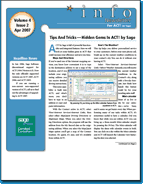 Jan 2009 E Tech Newsletter-Nurture Marketing With ACT! 