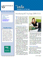 Jan 2009 E Tech Newsletter-Nurture Marketing With ACT! 